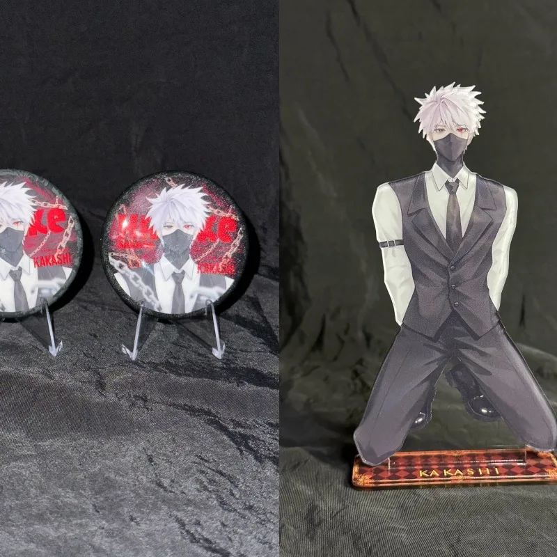 Naruto Hatake Kakashi Uzumaki Naruto Acryl Merk Creatieve Hoge Kleurwaarde Animatie Secundaire Randapparatuur Badge Accessoires