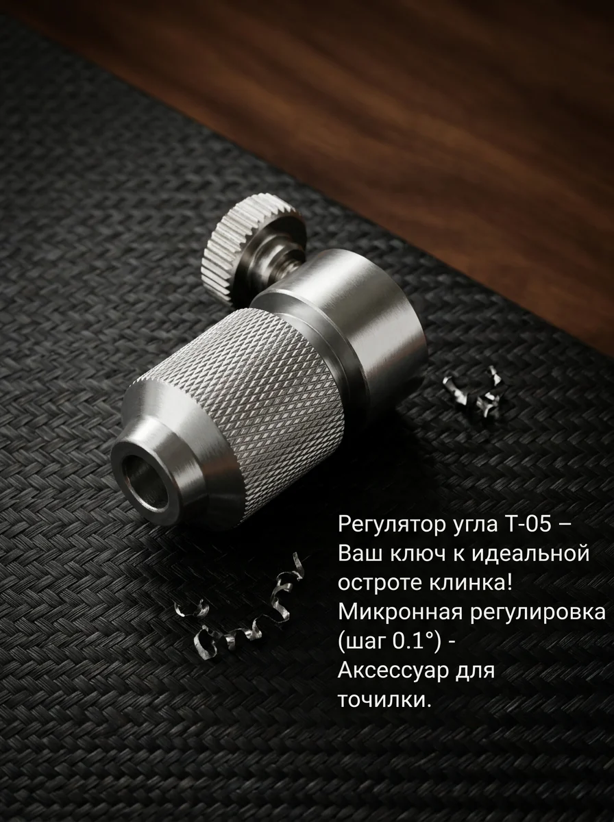 T-05 Precision Angle Adjuster for Knife Sharpening System – Aluminum Alloy Micro-Adjustment Guide with 0.1° Increments