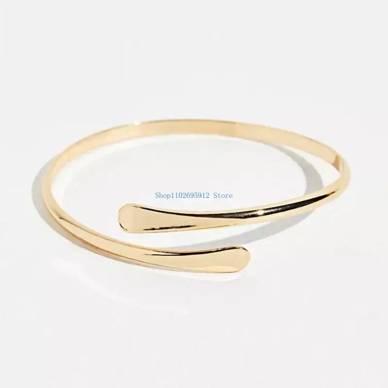 

N7YE Vintage Adjustable Bangle Cuff Bracelet for Teen Girls Adjustable Bendable Rock & Roll Adjustable Wrap Bracelet