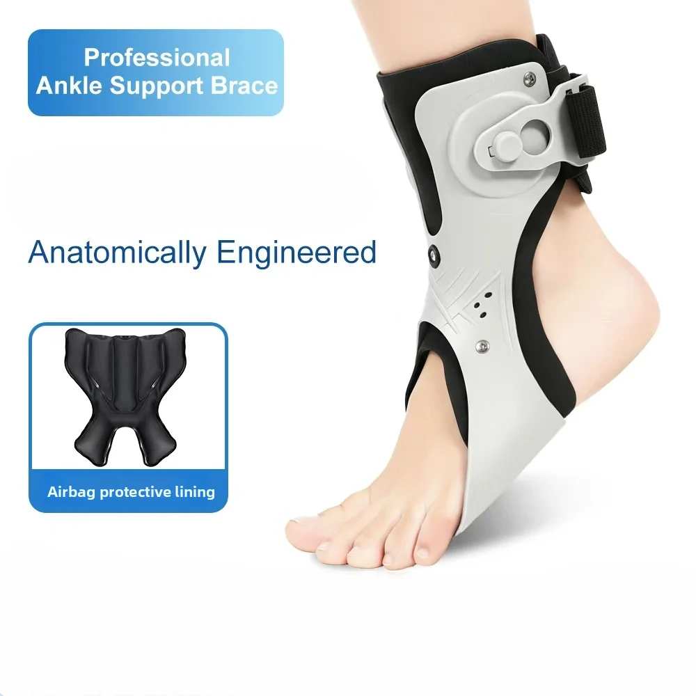 Foot Drop Brace Adjustable Buckle Soft Posture Correct Ankle Foot Orthosis for Hemiplegia fast shipping