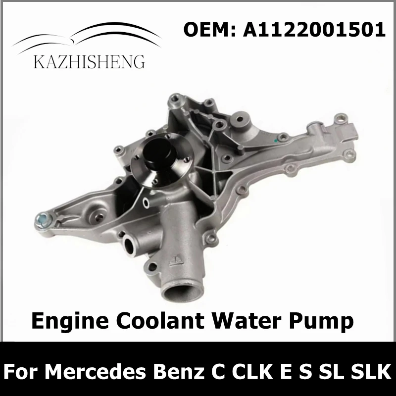 A1122001501 Engine Coolant Water Pump for Mercedes Benz C CLK E S SL SLK G ML R Class A1122000501 1122001501 1122000501