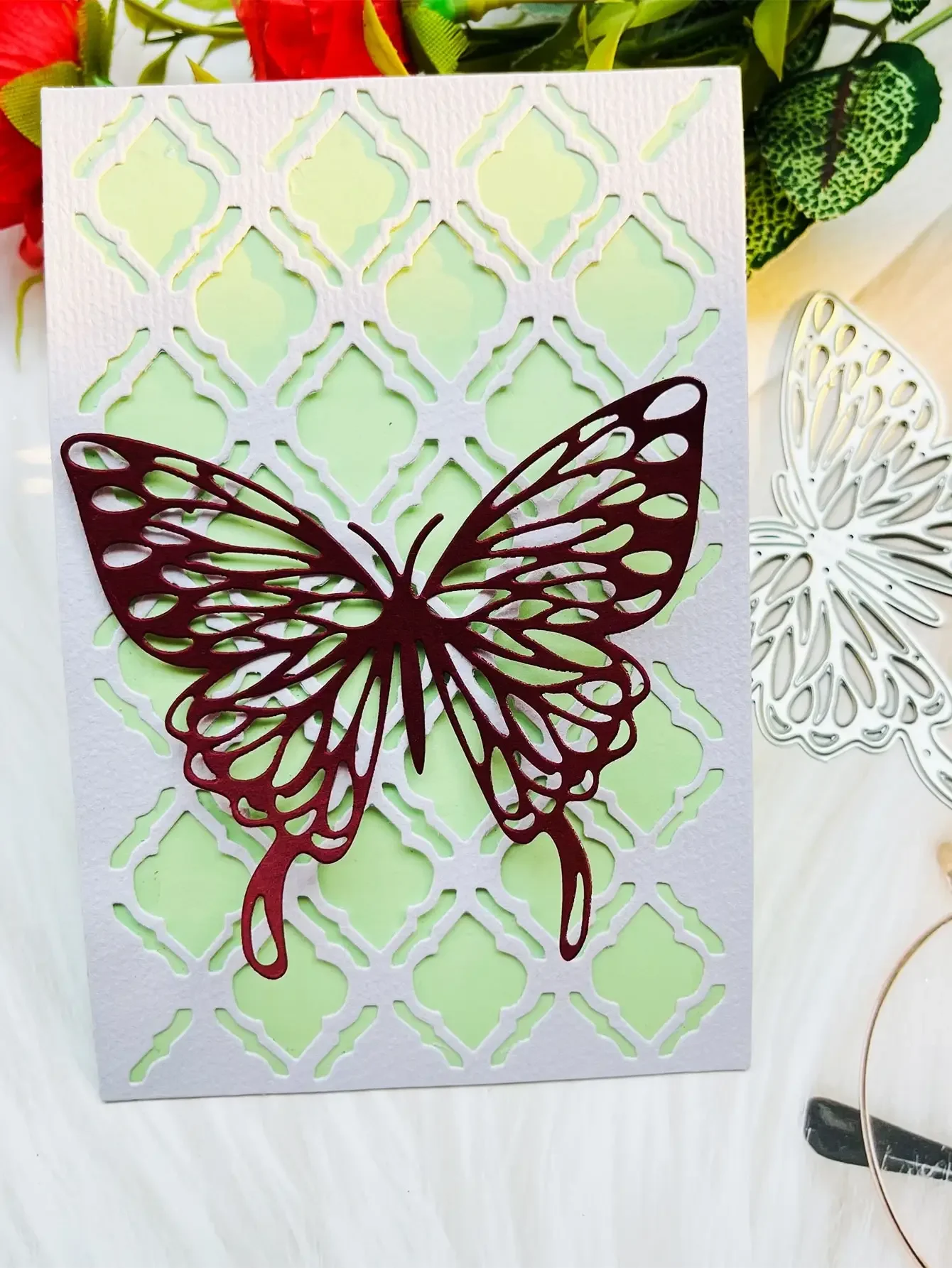 Metall-Stanzformen, Schmetterling, DIY-Scrapbooking-Form für die Kartenherstellung, Prägewerkzeug