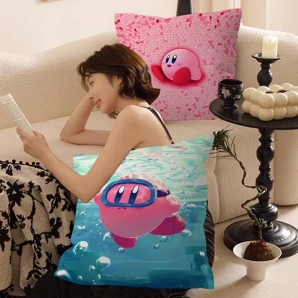Cartoon Cute Star K-Kirby Cushion Cover Decorative Pillow Sofa Home Decor case pillow cases