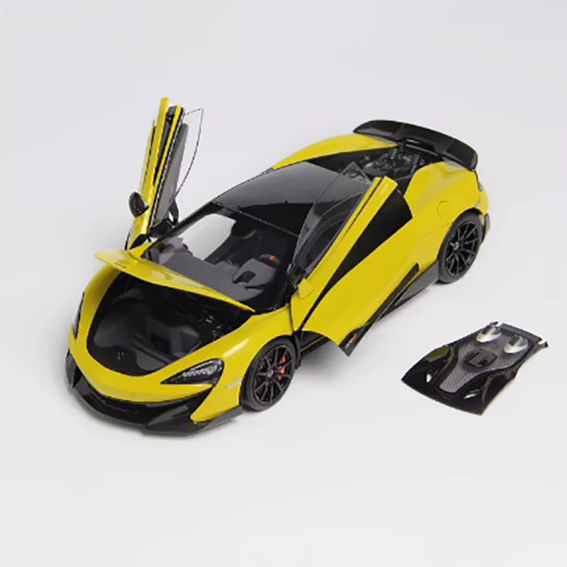 LCD limited edition 1:18 600LT rear cover scissor door alloy fully open simulation car model