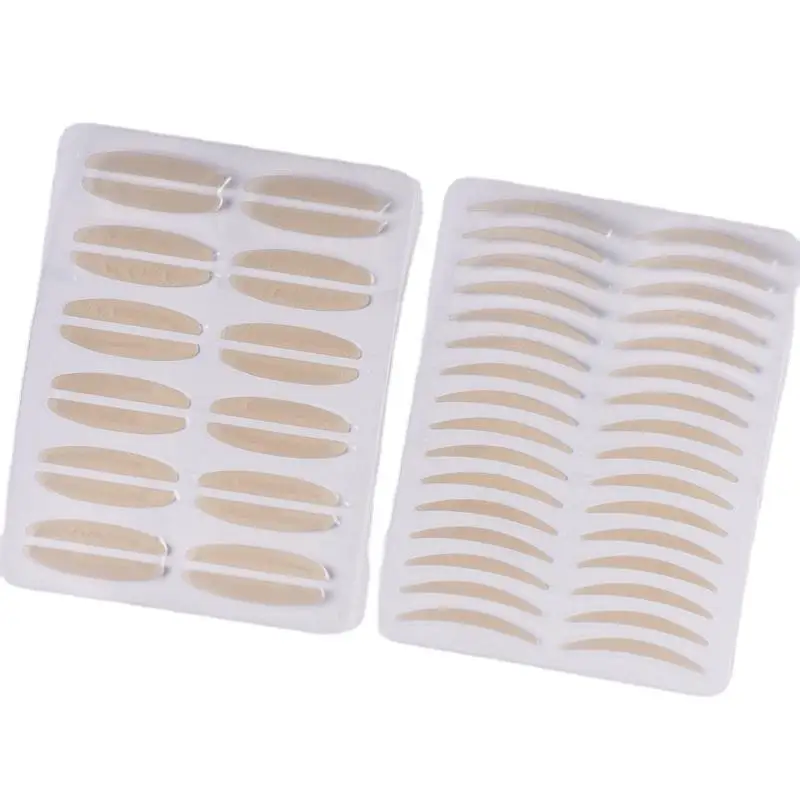 10 fogli di nastro invisibile per doppia palpebra in raso autoadesivo adesivi per palpebre trasparenti adesivi in fibra impermeabile per palpebra