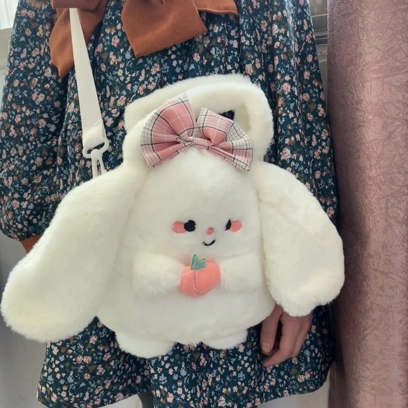 Nuova vendita calda avocado peluche bambola borsa gatto bambola cuore della ragazza borsa a croce diagonale morbida e carina bambola curativa piccolo regalo