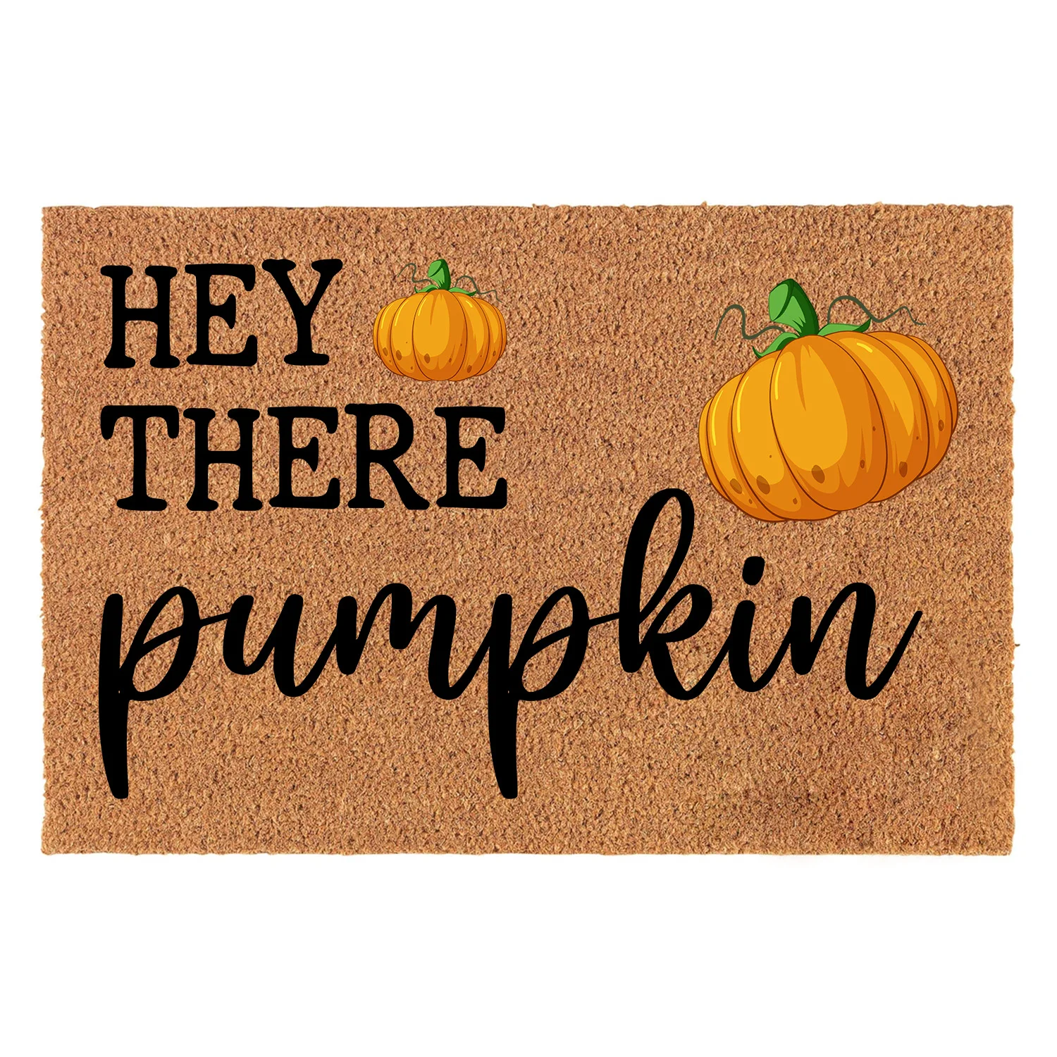 

Funny Coir Doormat Hey There Pumpkin Halloween Pumpkin Decor Welcome Front Porch Decor Doormat For The Entrance Way Rugs