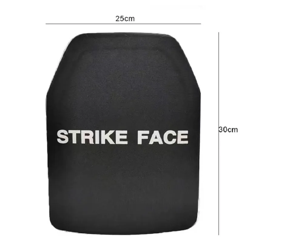 2개/세트 레벨 3A 방탄 패널 PE 방탄판 NIJ IIIA 방탄 패널 10x12 인치 전술용 방탄 플레이트 캐리어용