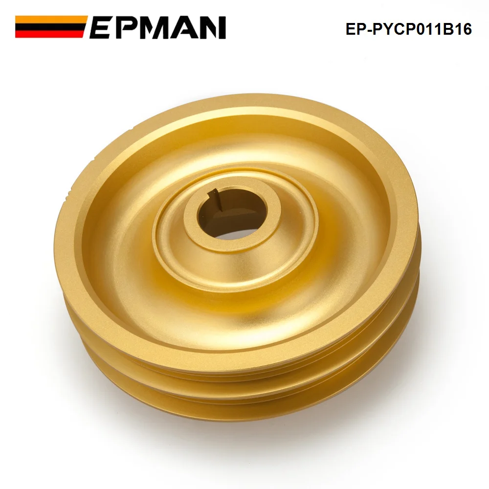 EPMAN Racing Light Weight Aluminum Crankshaft Pulley For Honda Civic Si Integra B-Series 99-00 EP-PYCP011B16