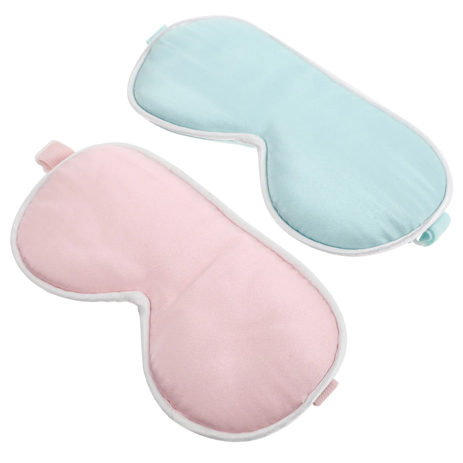 2 pezzi maschera per gli occhi per bambini copertura per bambini in seta occhi per dormire ombreggiatura toppa per dormire