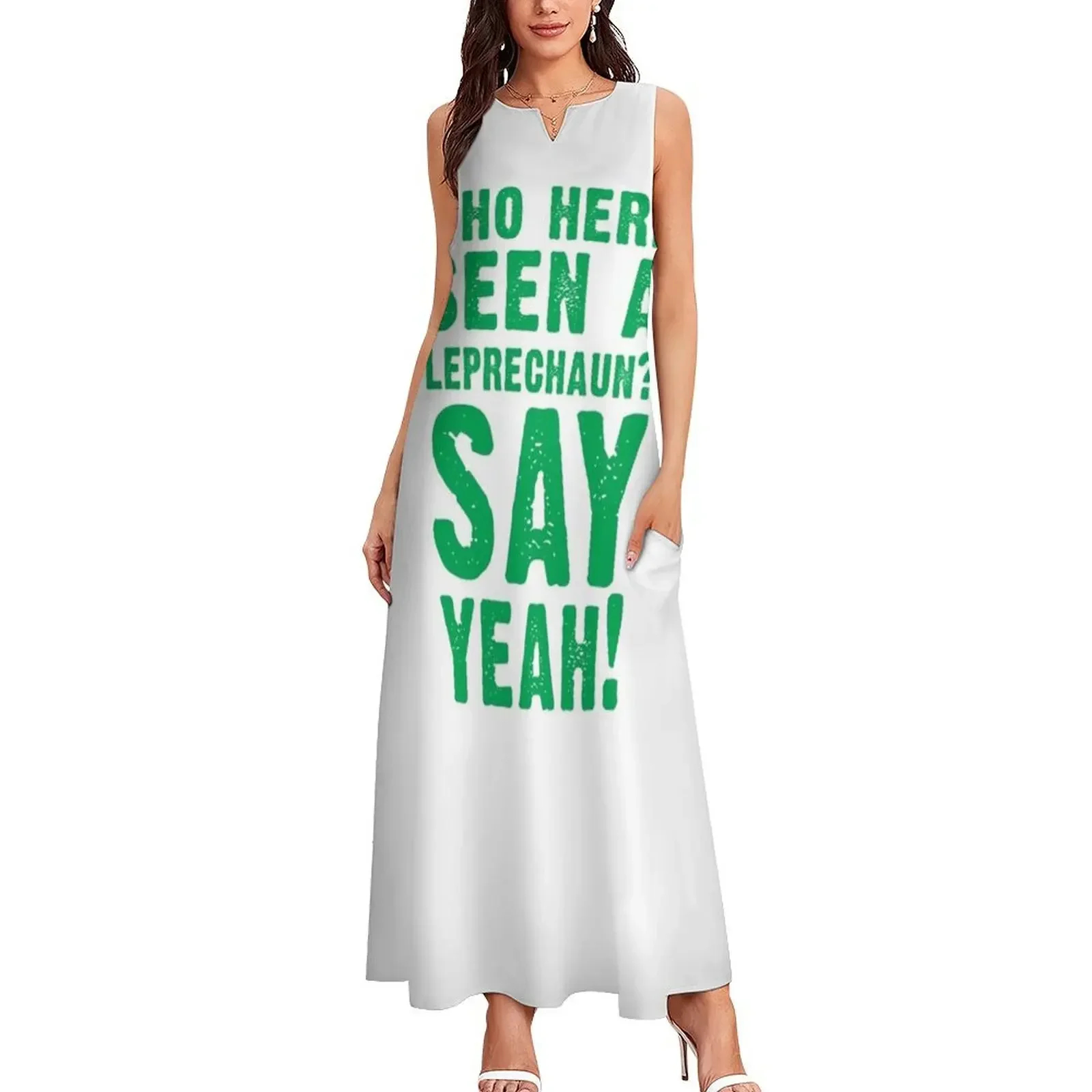 Chi ha visto un lutin? Di sì! Abito lungo Abbigliamento donna Abiti da ballo Abito lungo da donna Abito