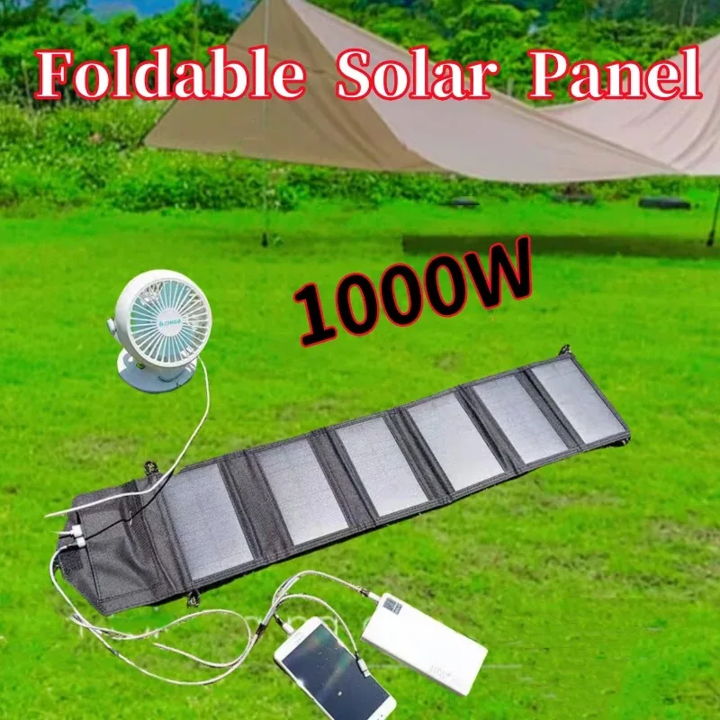 Panel Solar Plegable Portátil 1000W
