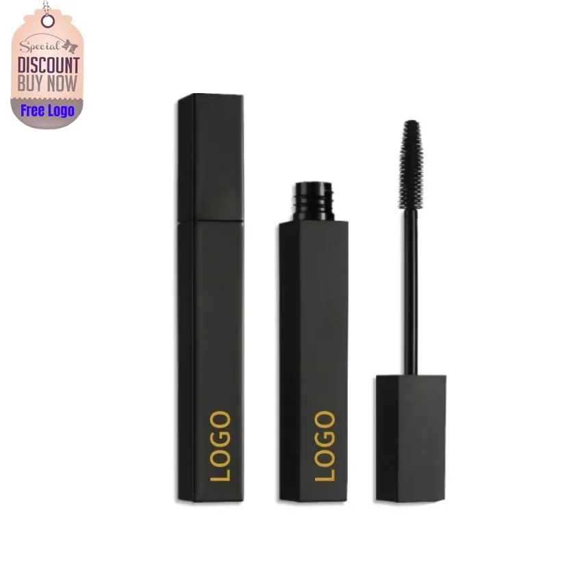 

Private Label Black Square Tube Mascara Waterproof for Eyelash Extension Black Thick Eye Lashes Curler Cosmetic Custom Bulk