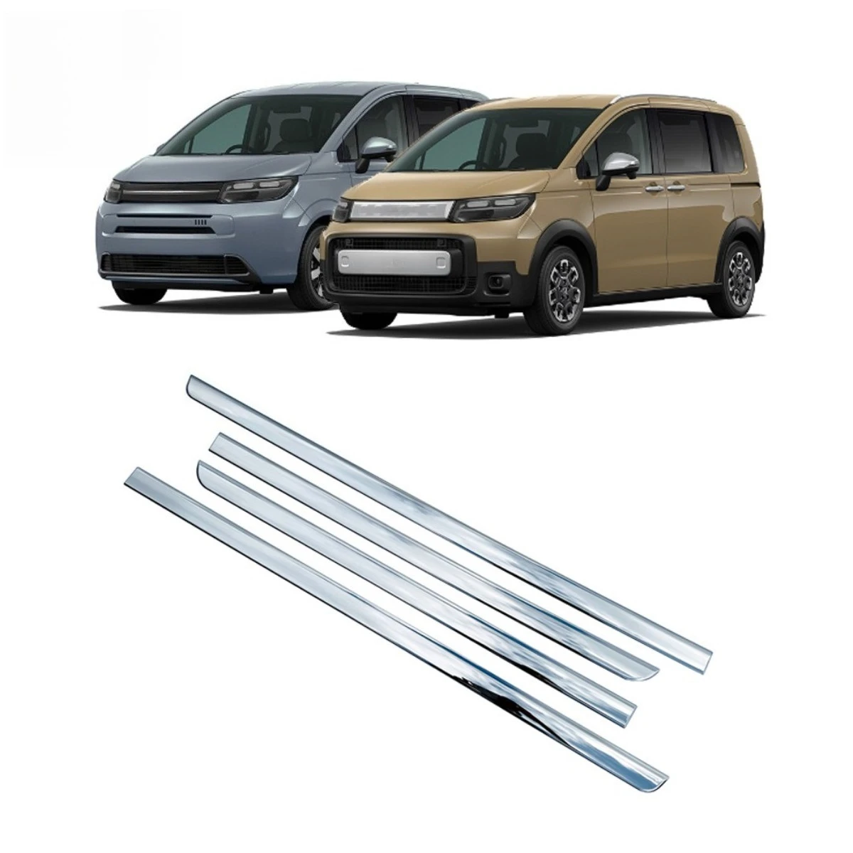 

For Honda FREE AIR 2024+ Car Side Skirt Lip Spoiler Extension Diffuser Guard Modification Part Car Side Skirt Splitter Apron