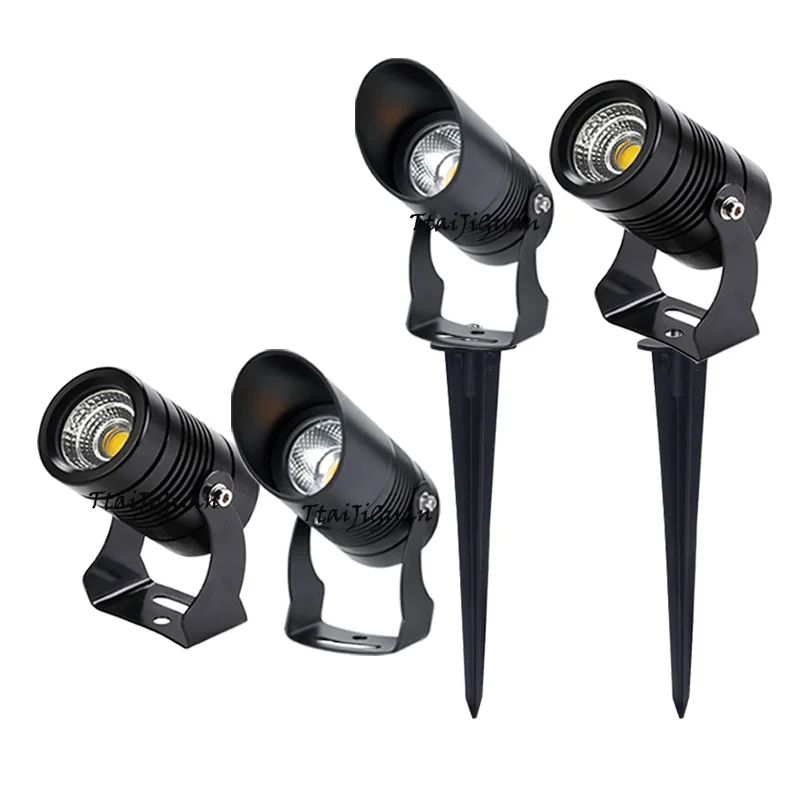 

LED Garden Lighting Dimmable 7W 10W Outdoor Spike Lawn Lamp Waterproof Lamp AC85-265V Led Light Garden Path Spotlights DC12V
