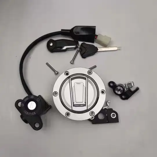 For LONCIN VOGE CU525 500AC 500R 525RR Motorcycle Lock Accessories Ignition Switch Seat Cushion Lock Fuel Tank Lock