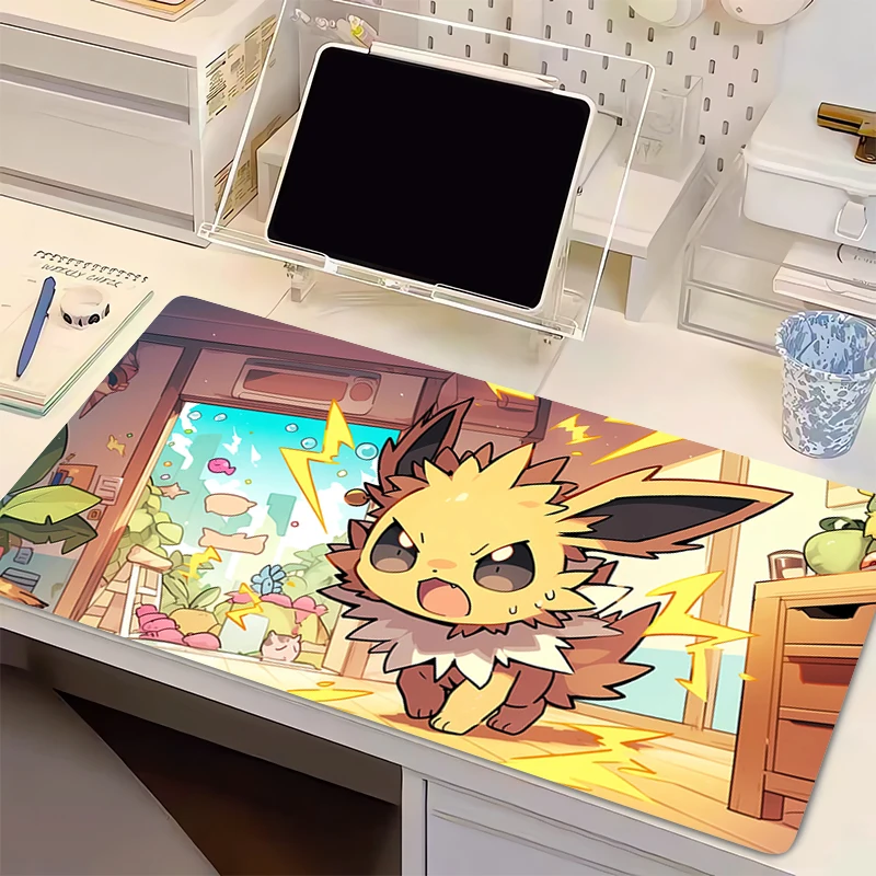 

Natural Rubber Mouse Pad Pokemon Anime Gaming Accessories Varmilo Keyboard Pad Desk Mat Gabinete Gamer Carpet Mousepad Mouse Mat