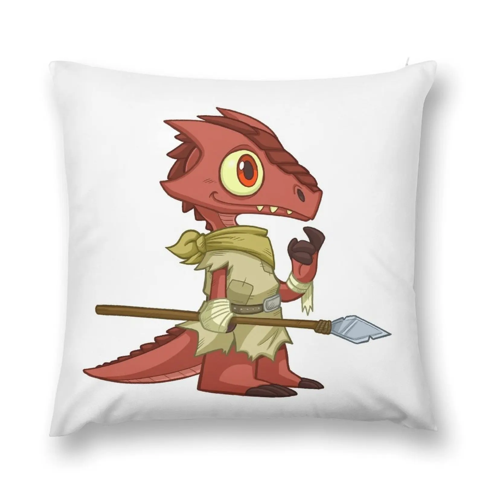 Tiny Kobold - Cute D&D Adventures Throw Pillow Pillowcase Cushion Sofa Cushion Cover christmas decorations for home 2025 pillow