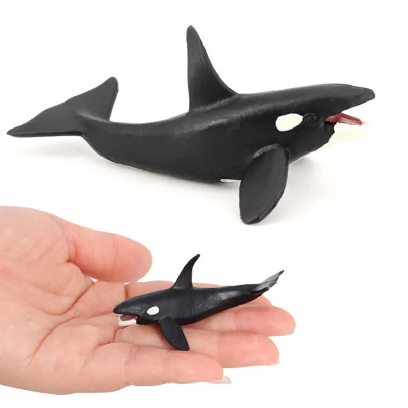 Realistic Sea Life Simulation Animal Model Shark Whale Turtle Crab Dolphin Action Figurine Figures Educational Toys for children