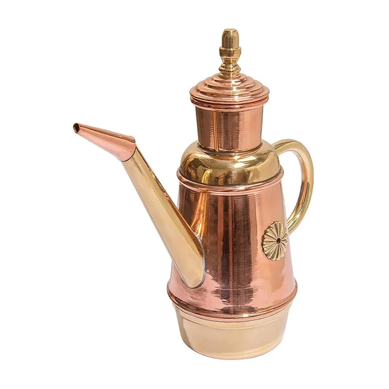 AB42-Olive Oil Dispenser Bottle, Handmade Copper Oil Pot For Kitchen Restaurant Pizza Shop