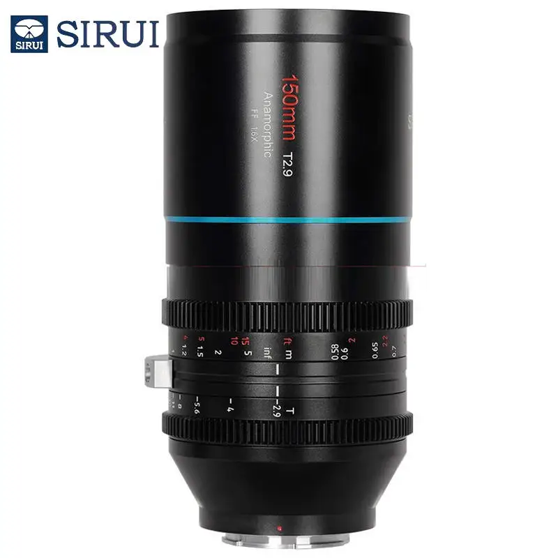 

SIRUI VENUS 150mm T2.9 1.6X Full Frame Anamorphic Lens Metal Large aperture Cine Lens for Canon RF Sony E Nikon Z Leica L