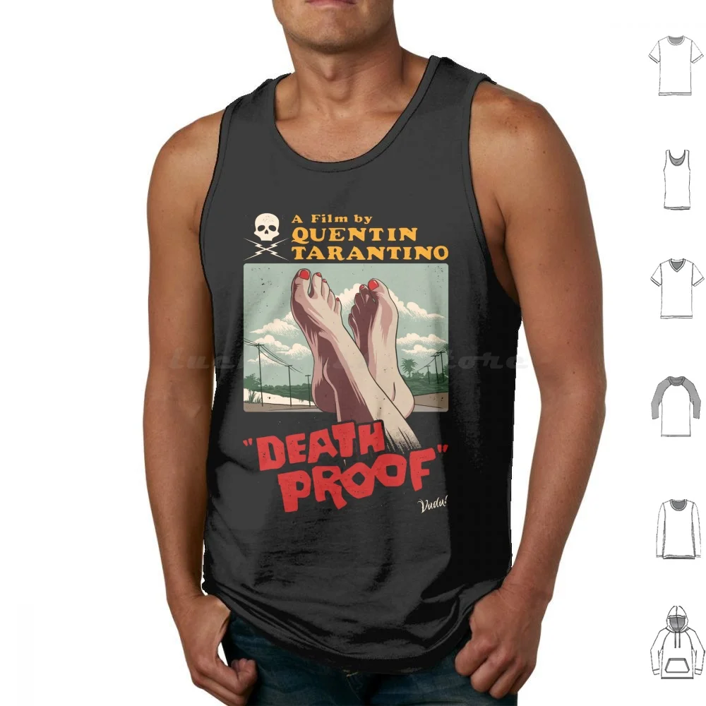 Death Proof Feet Tank Tops Print Cotton Death Tarantino Proof Death Proof Quentin Tarantino Movie Quentin Mike Grindhouse