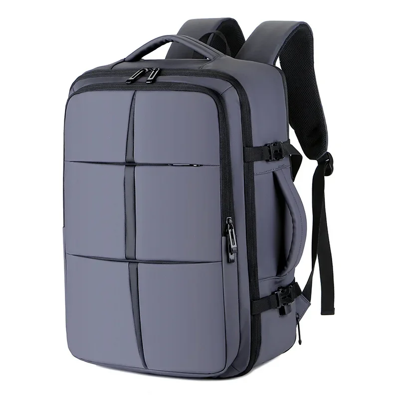 Men's Large Capacity Extensible Business Backpack Multi-function USB Charging Travel Waterproof Expandable Computer Backpacks