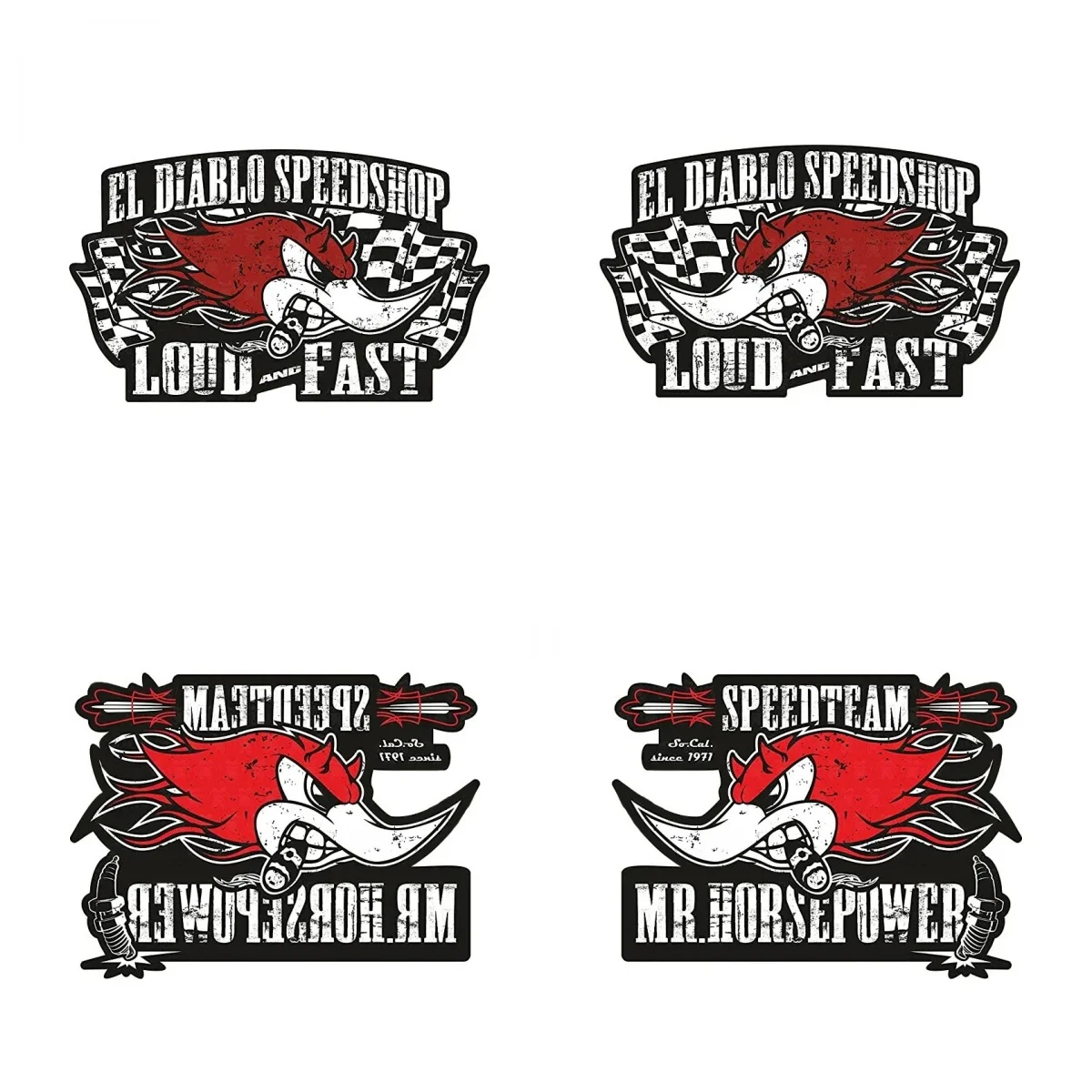 

New Design Vintage Vintage Racing Mixed Old School Car Stickers Motocross Laptop Helme Vinyl Decals Decoration