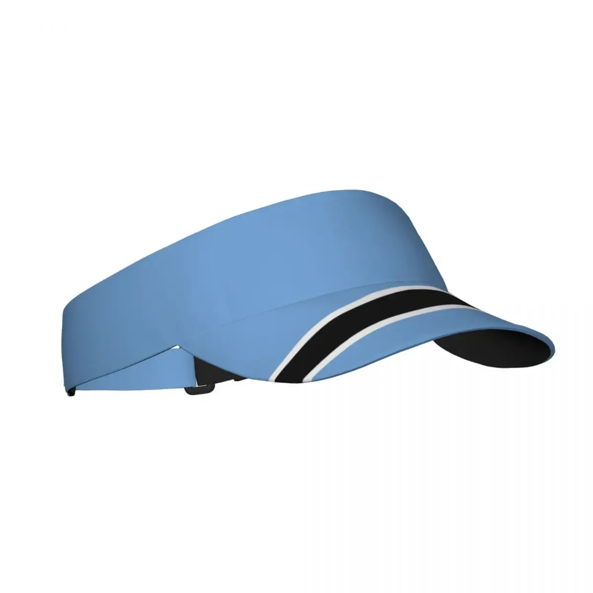 Summer Air Sun Hat Men Women Adjustable Visor UV Protection Top Empty Sports Botswana Flag Sunscreen Cap