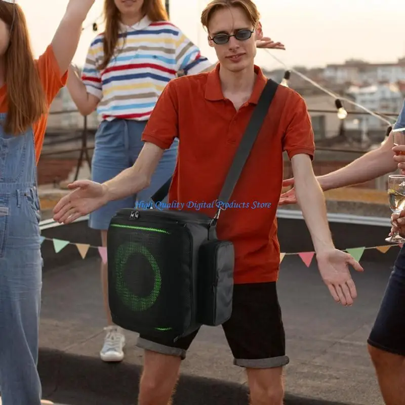

U2JE Portable Shoulder Bag for PBE2 Speaker Featuring Precise Cutout Zippered Access and Adjustable Strap