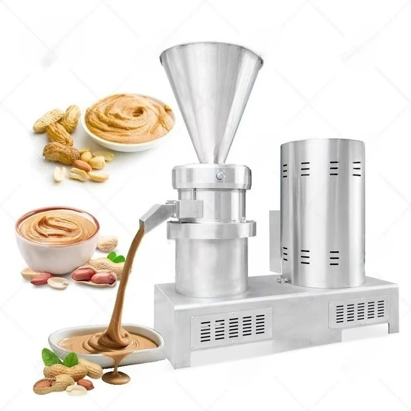 Customize Best Mobile Colloid Mill Manufacturing Palm Pea Nut Butter Grinder Equipment Grind Peanut Pulp Machine Price