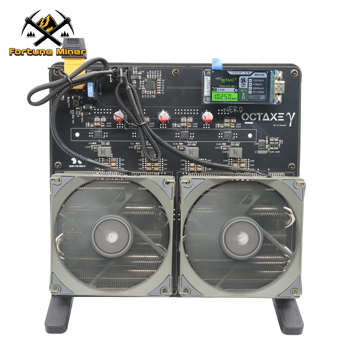 

New Bitaxe NerdOCTAxe 9.6Th/s 160W Lucky Miner BTC Solo Miners Bitcoin Mining Lottery Machine ≈ 8*Bitaxe Gamma 601 2*Nerdqaxe++