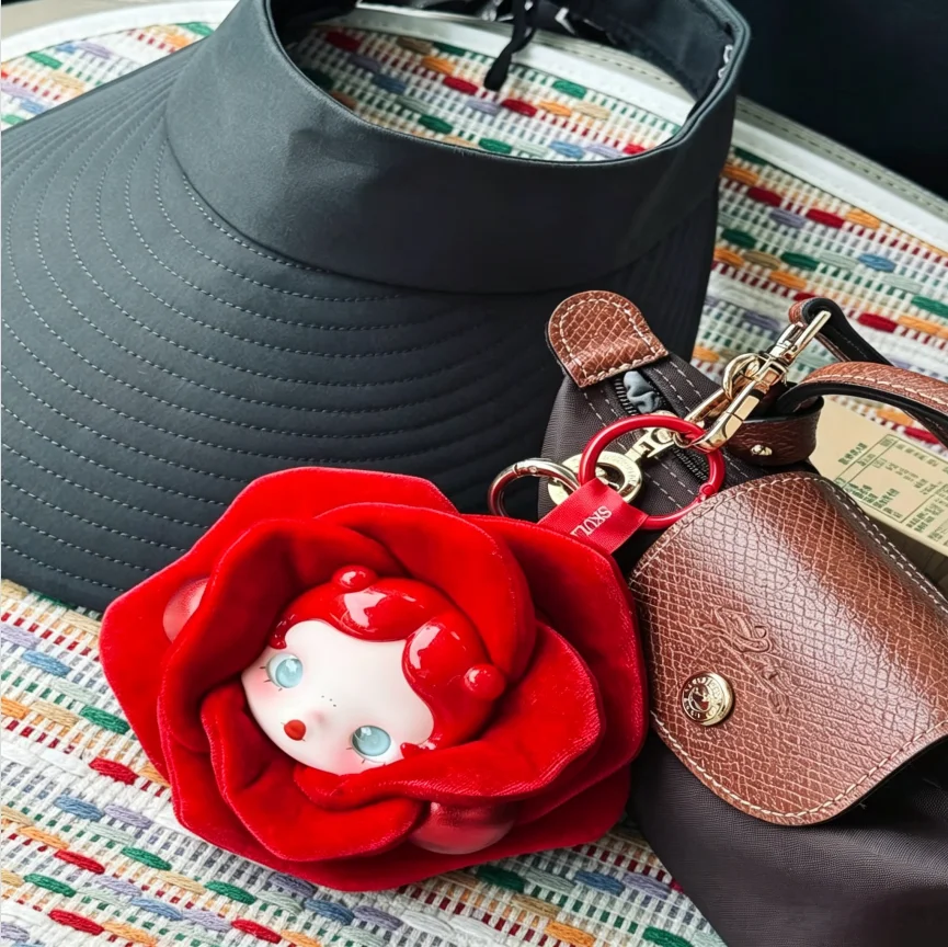 

POPMART SKULLPANDA Petals In Four Acts Series Blind Box Surprise Mystery Container Earphone Bag Collectible Toy Set