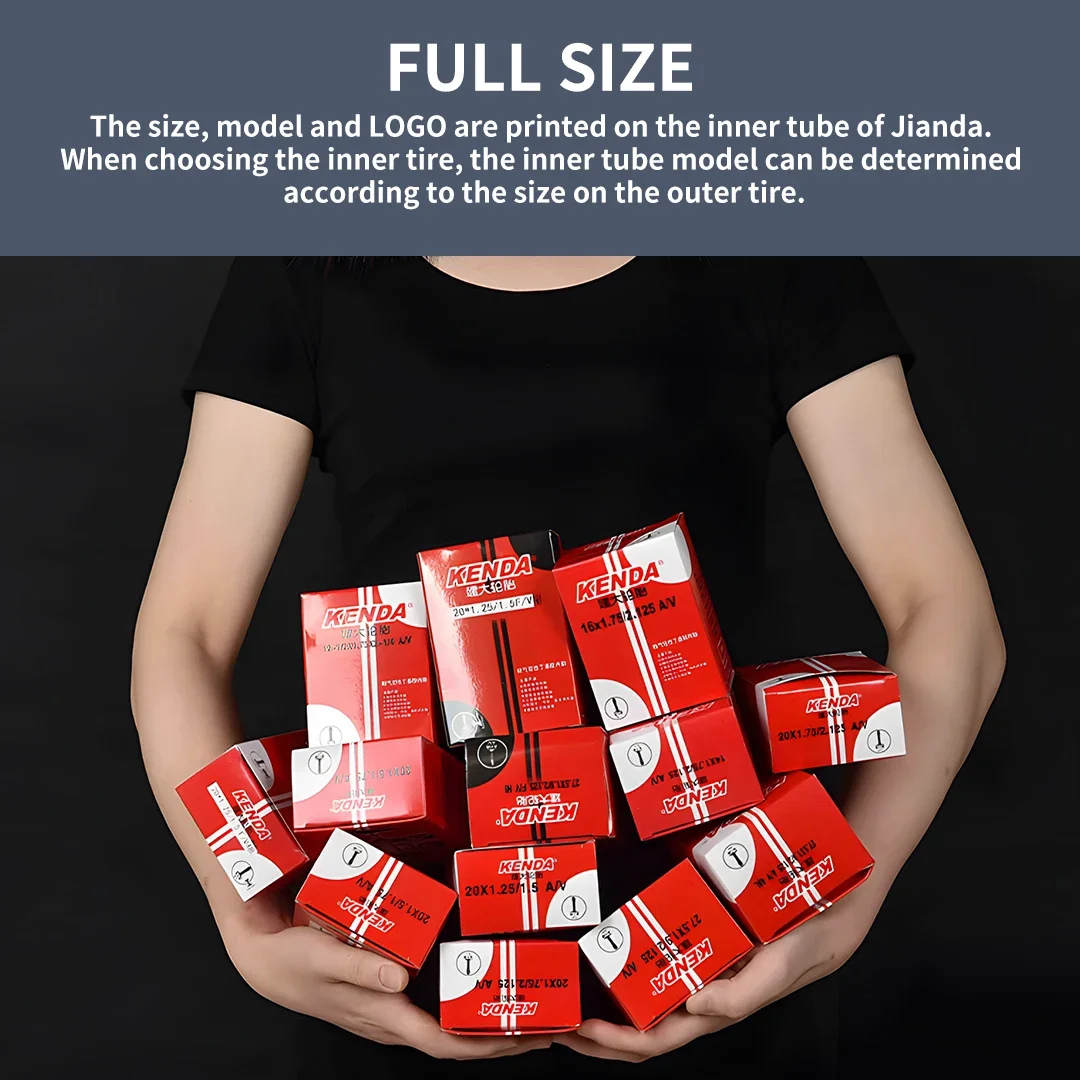 2 قطعة KENDA دراجة الأنابيب الداخلية 12/14/16/18/20/24 بوصة شريدر صمام بوتيل المطاط ل دراجة الطريق الجبلية دراجة أطفال استبدال أجزاء