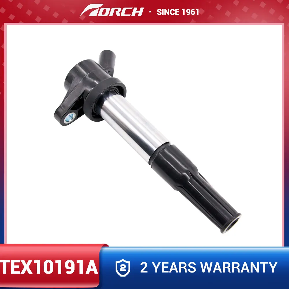 Ignition Coil TORCH TEX10191A Replace for 37072001 28077400 28077401 19005277 for CheryEC8(Emgrand) 1.8L FAW-Weizhi 1.3L&1.5L