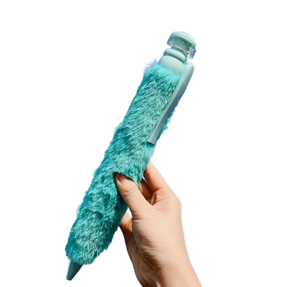 

ABS Cute Giant Ballpoint Pen Pink Blue Cute Plush Pen Plush Creative Pressing Pressure Reducing Pen Students
