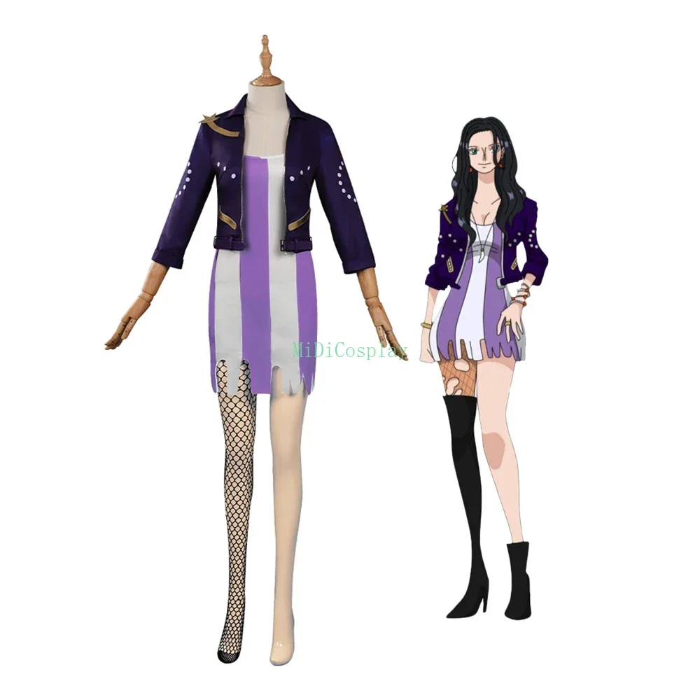 

RED Nico Robin Cosplay Costume Custom Made Any Size for Unisex