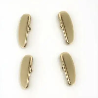 

4Pcs Titanium Eyeglass Nose Pads Glasses Repair Supplies Gold Universal Nose Gasket Comfortable Support Glasses Repair Supplies