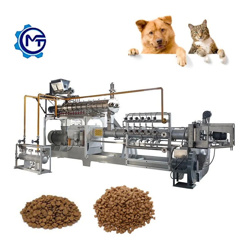 Pet Food Processing Machine Food Processing Lines New Model 2025 Extruder Machine for Pet Dog Food Processing
