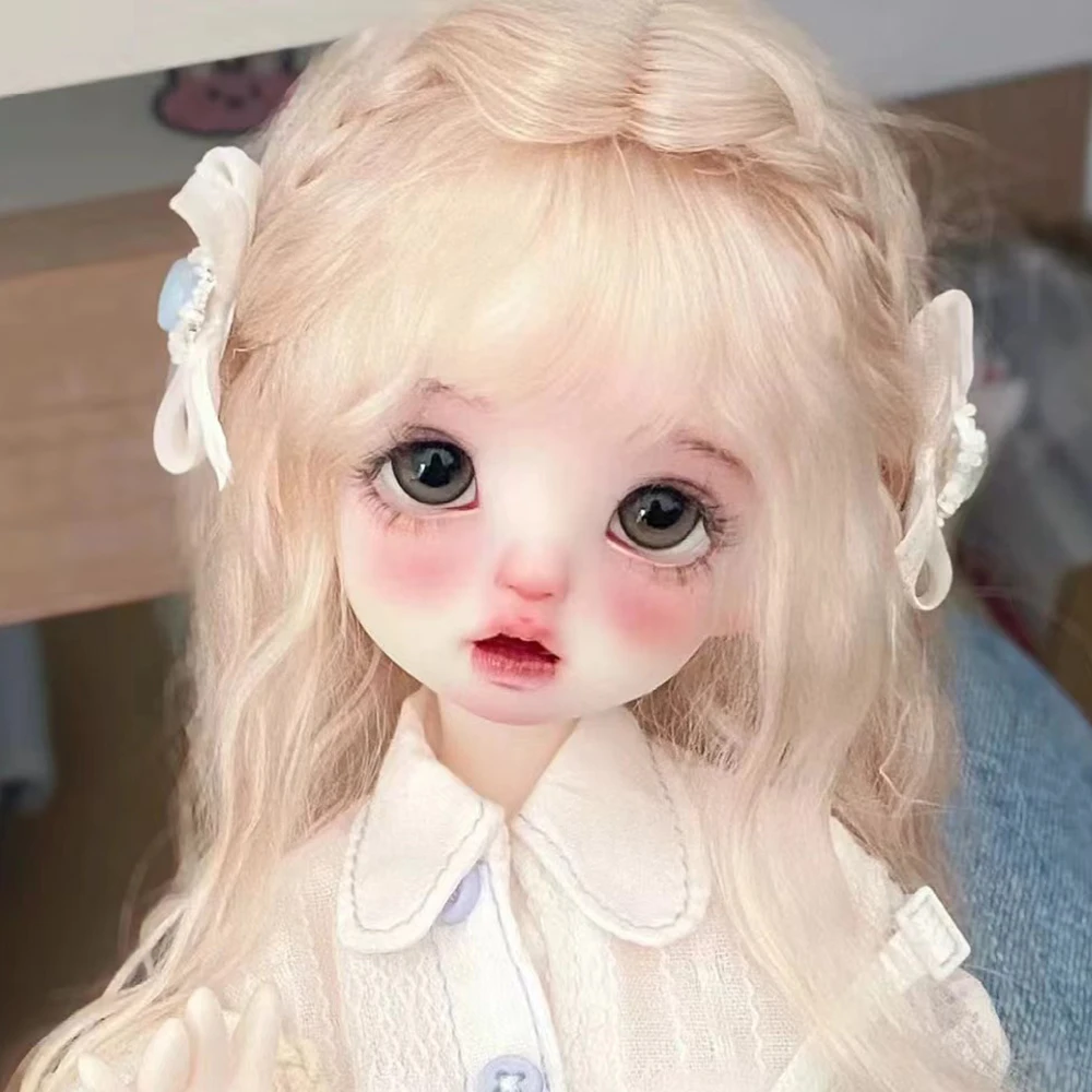 

1/6 BJD голова куклы из смолы, Материал милая кукла-девочка без макияжа, аксессуары для кукол, игрушки, подарки для девочек