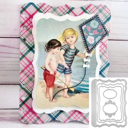 Metal Cutting Dies Stencil Frame Shap Embossing Mould Birthday Christmas Party Invitation Cards Making Accessories