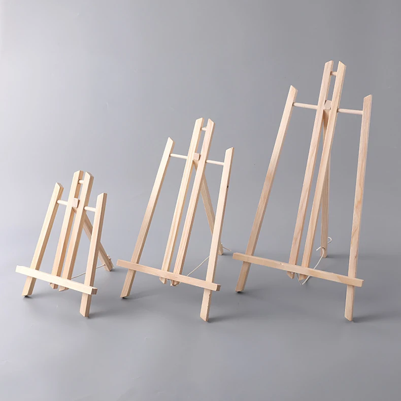 5 Stück Mini-Holzständer für Handyhalter, klappbare Tischhalterung, Dreieckshalterung, Zeichenbrett, Kunstbedarf – Detail 9