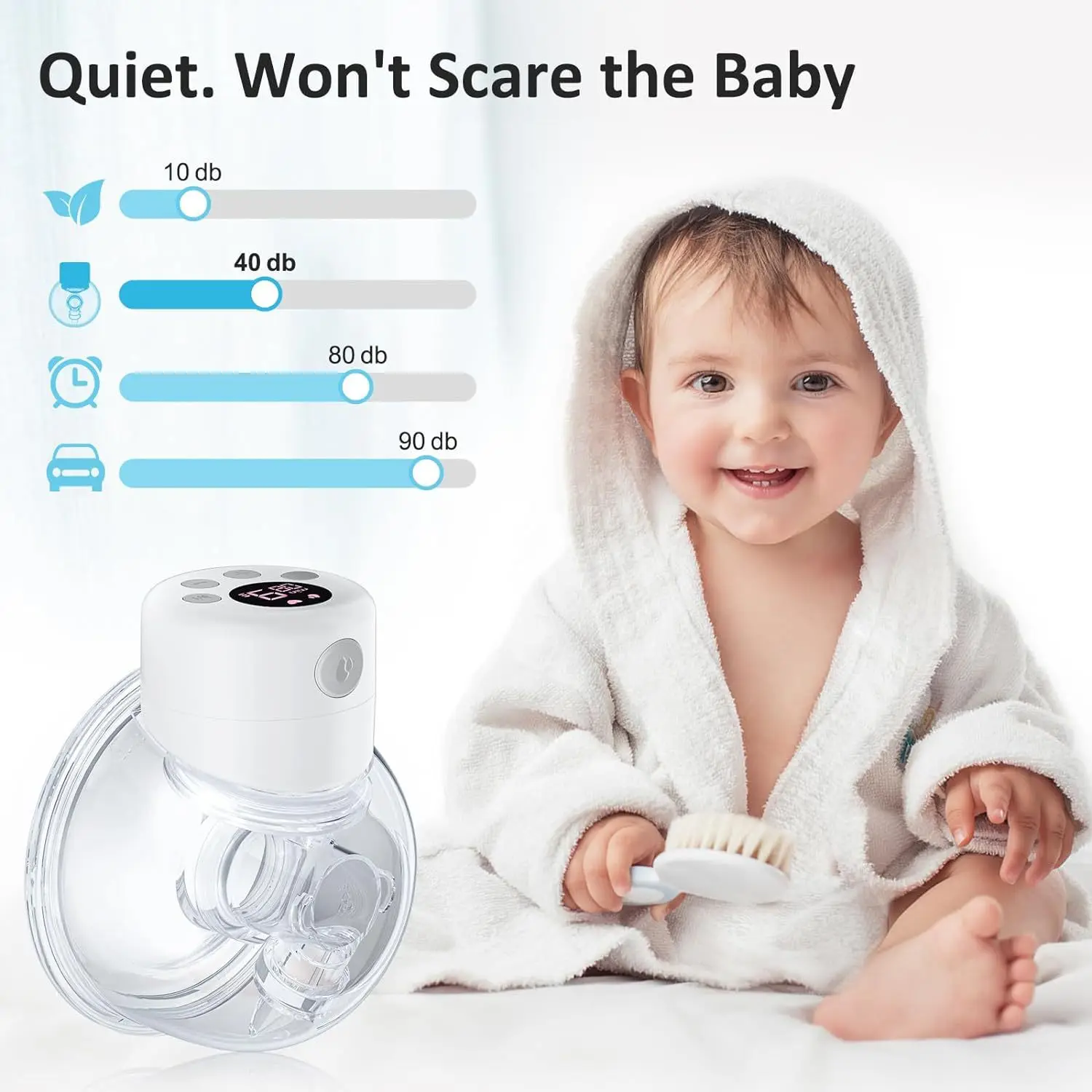 Electric Breast Pump Wearable Armless Portable All-in-one Double Silent Automatic Breast Pump Breast Pump Electric