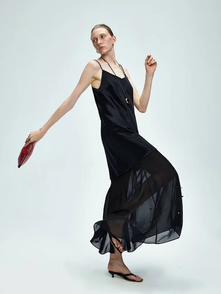 

UZZO Весна-Лето: Новые брюки ручной работы из ацетата с бисером, с высокой талией, из мягкого полиэфирного волокна, для повседневной носки