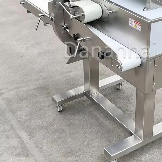 Cooked Meat Automatic Slicing Machine Stainless Steel Roast Beef Cutter Commercial Deli Slicer For Delicatessen