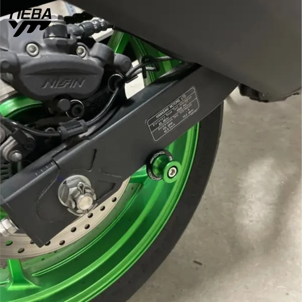 

2025 Z500 Motorcycle M8 Stand Screws Swingarm Spools Slider For Kawasaki Z400 Z 400 500 Ninja400 Ninja500 SE 2019-2024 2023 2022