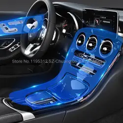 TPU Transparent Protective Film For Mercedes Benz C C180 C200 Class GLC 200 260 W203 W204 W205 Anti-scratch accessories