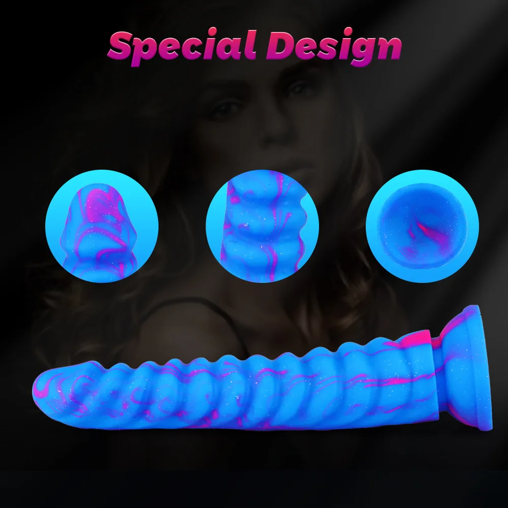 Realistic Dildos Anal Masturbator Soft Blue Dildo Sex Toys for Woman Strong Suction Cup Penis Dildosex toy For Adults Sex Shop