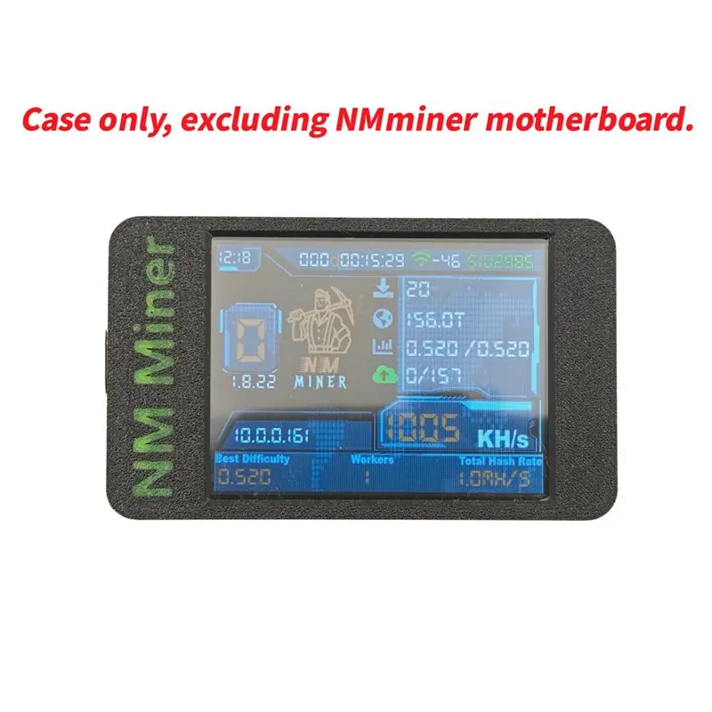 새로운--2.8인치 Nmminer 보호 케이스 쉘(Nerdminermotherboard용) Bitcoin Crypto Solo Miner 쉘 커버