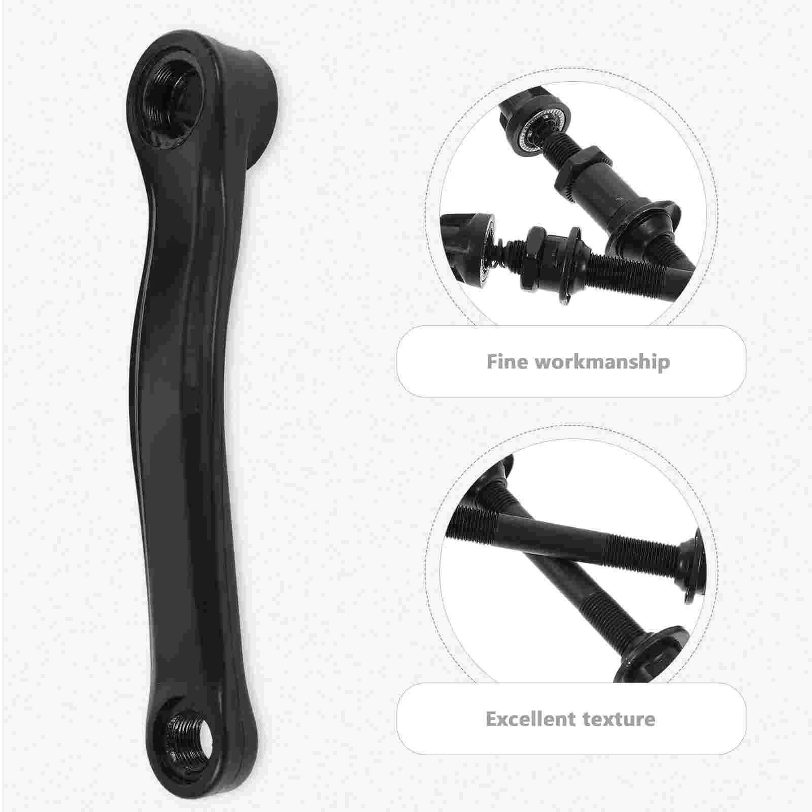 Allow Low Profile Left Crank Left 170mm Horizontal Square (Black Diagonal Square Hole) bike crank tool